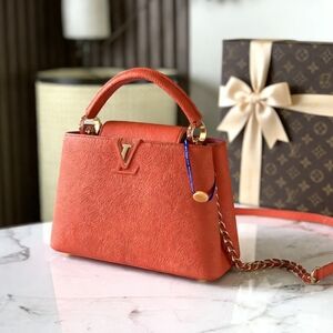 <AUTHENTIC>Louis Vuitton Top Handle Bag in Orange